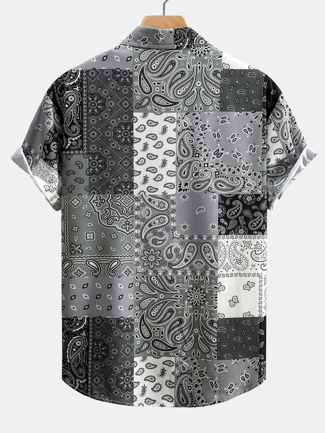 Hemd mit Paisleymuster und Knopfleiste