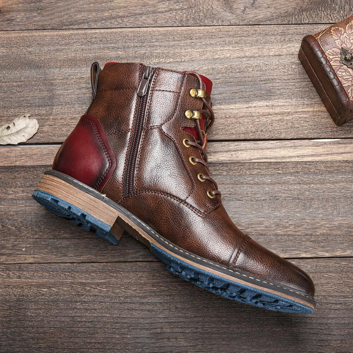 Leo™ - Handgefertigte Premium Oxford-Stiefel aus Leder