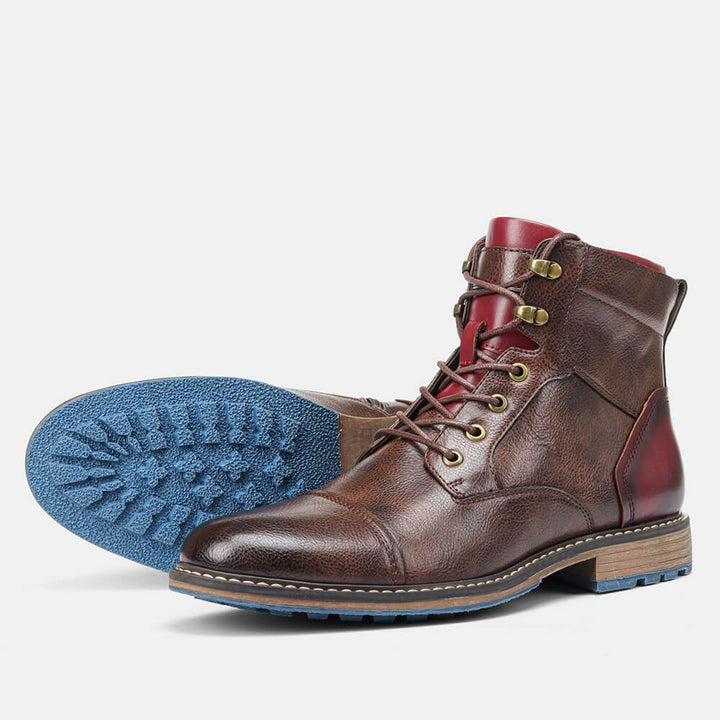 Leo™ - Handgefertigte Premium Oxford-Stiefel aus Leder